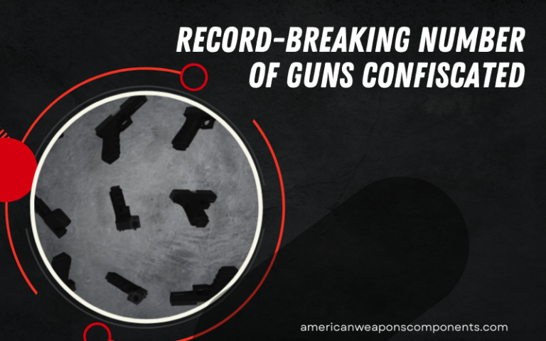 Record-breaking number of guns confiscated