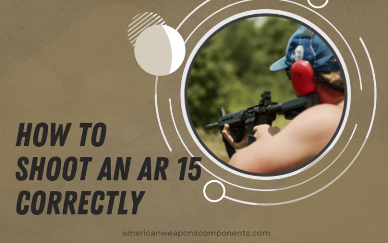 how to shoot an ar corectly